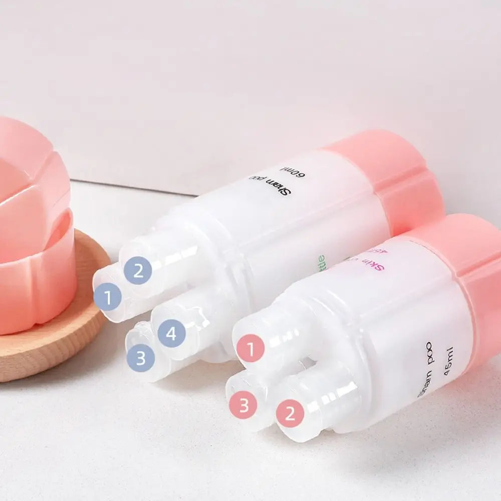 3-Pack 45ml Travel Refillable Bottles – Spray, Lotion & Shampoo Travel Bottle Set QXL