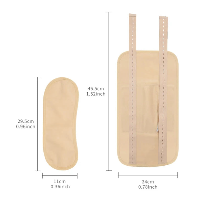Reusable Castor Oil Pack Wrap Kit – Waist, Chest & Foot Castor Oil Pack Wrap QXL