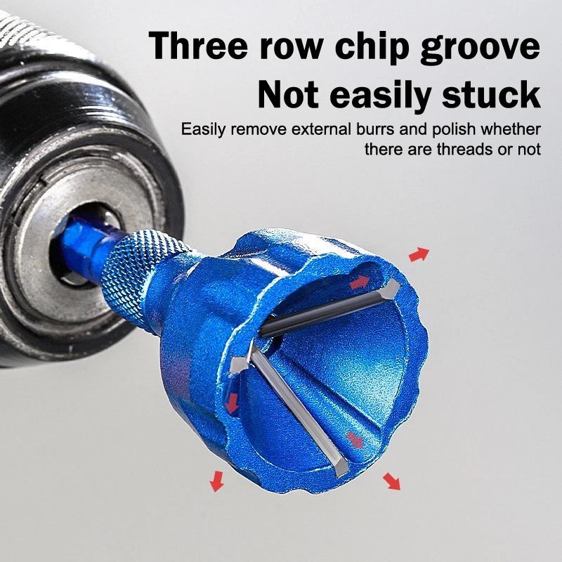 External Chamfer Deburring Tool | Alloy Burr Remover 5–20mm Deburring Hand Tool QXL