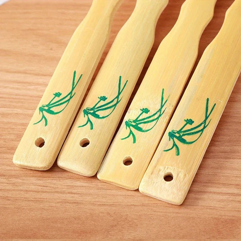 2-Pack Curved Bamboo Back Scratcher Set – Long Handle Back Scratcher Set QXL