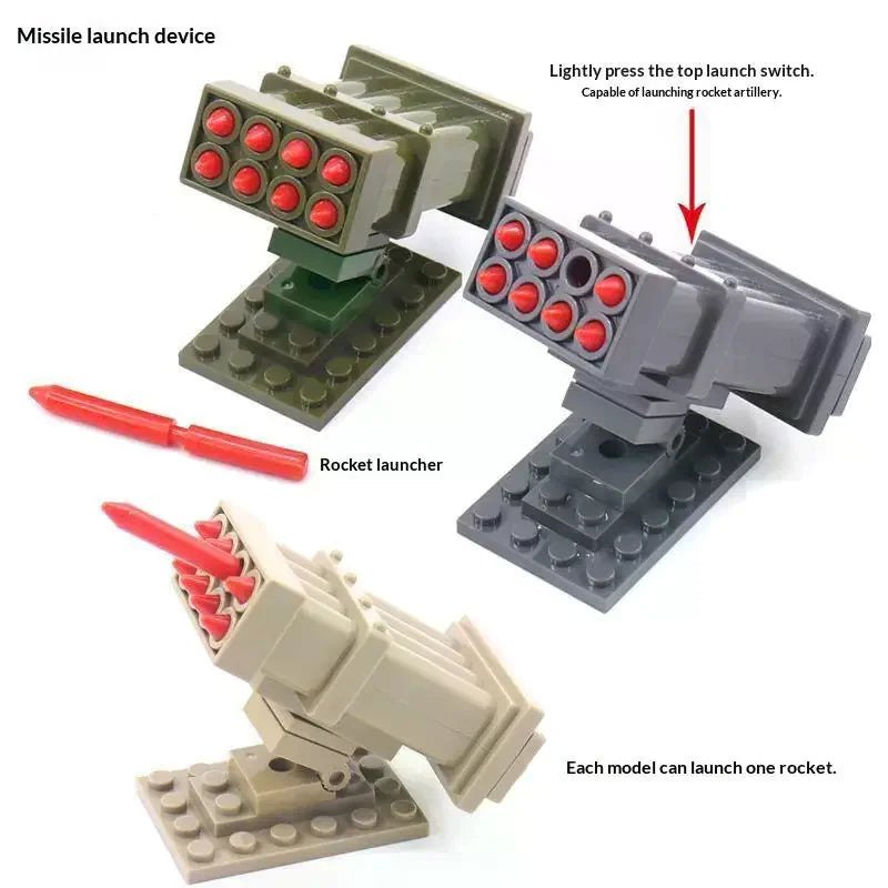 Missile Launcher Commando Building Blocks Set | Ages 14+ Building Blocks Set QXL