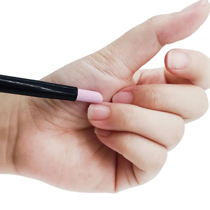 Quartz Cuticle Remover Pen | Nail Art Grinding & Polishing Stick Cuticle Remover Pen QXL