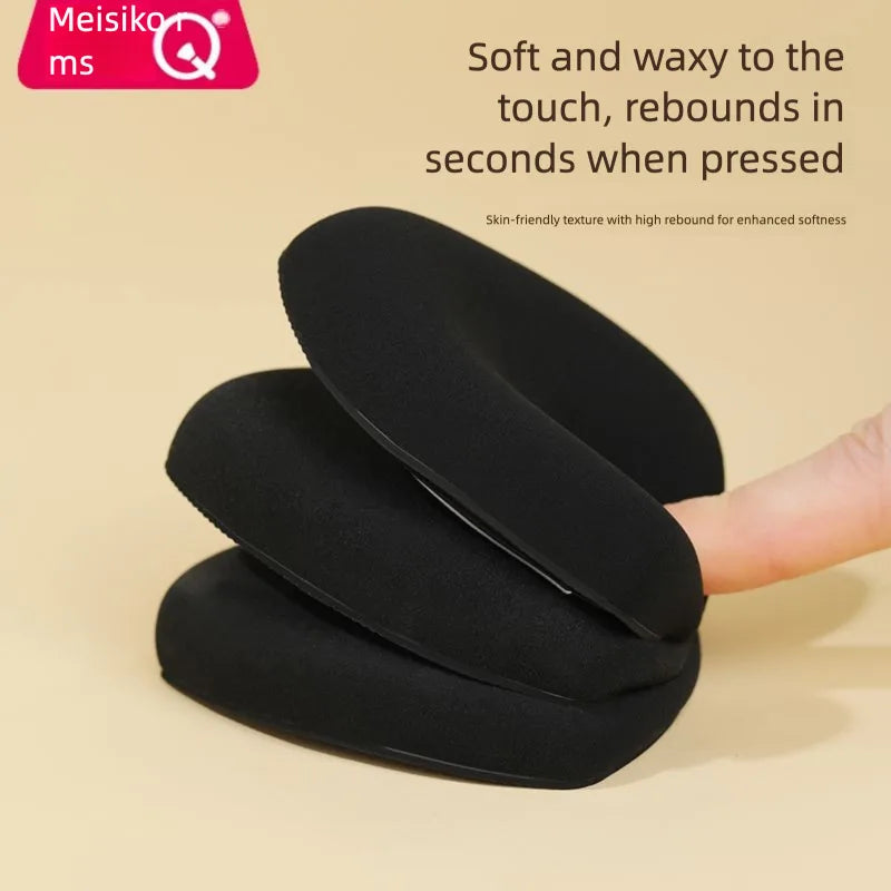 MSQ Foundation Brush & CP Puff Set | Seamless Base Gift Box Foundation Brush Set QXL