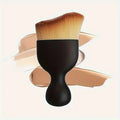 Oval Foundation Brush | Liquid, Cream & Powder Makeup Tool Foundation Makeup Brush QXL qumianshua