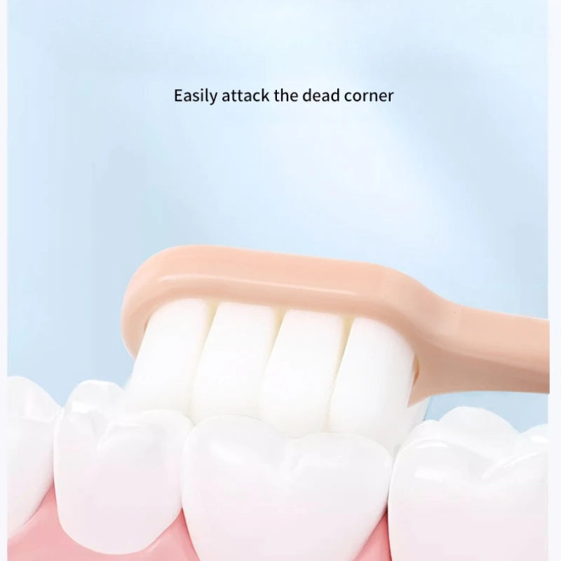 5-Pack Ultra-Soft Adult Manual Toothbrush | 12,000 Bristles Manual Toothbrush Set QXL