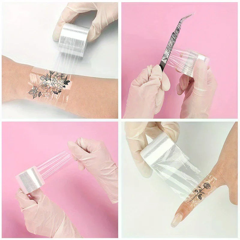 Microblading Clear Wrap Film | Tattoo & Brow Accessory Roll Tattoo Cling Wrap QXL