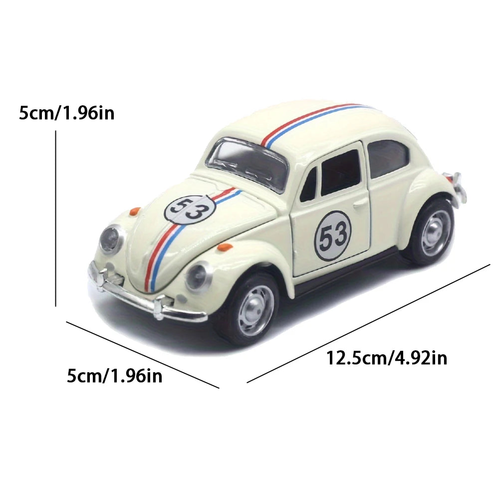 1:32 Die-Cast Vintage Racing Car | Pull-Back Metal Toy Die-Cast Toy Car QXL