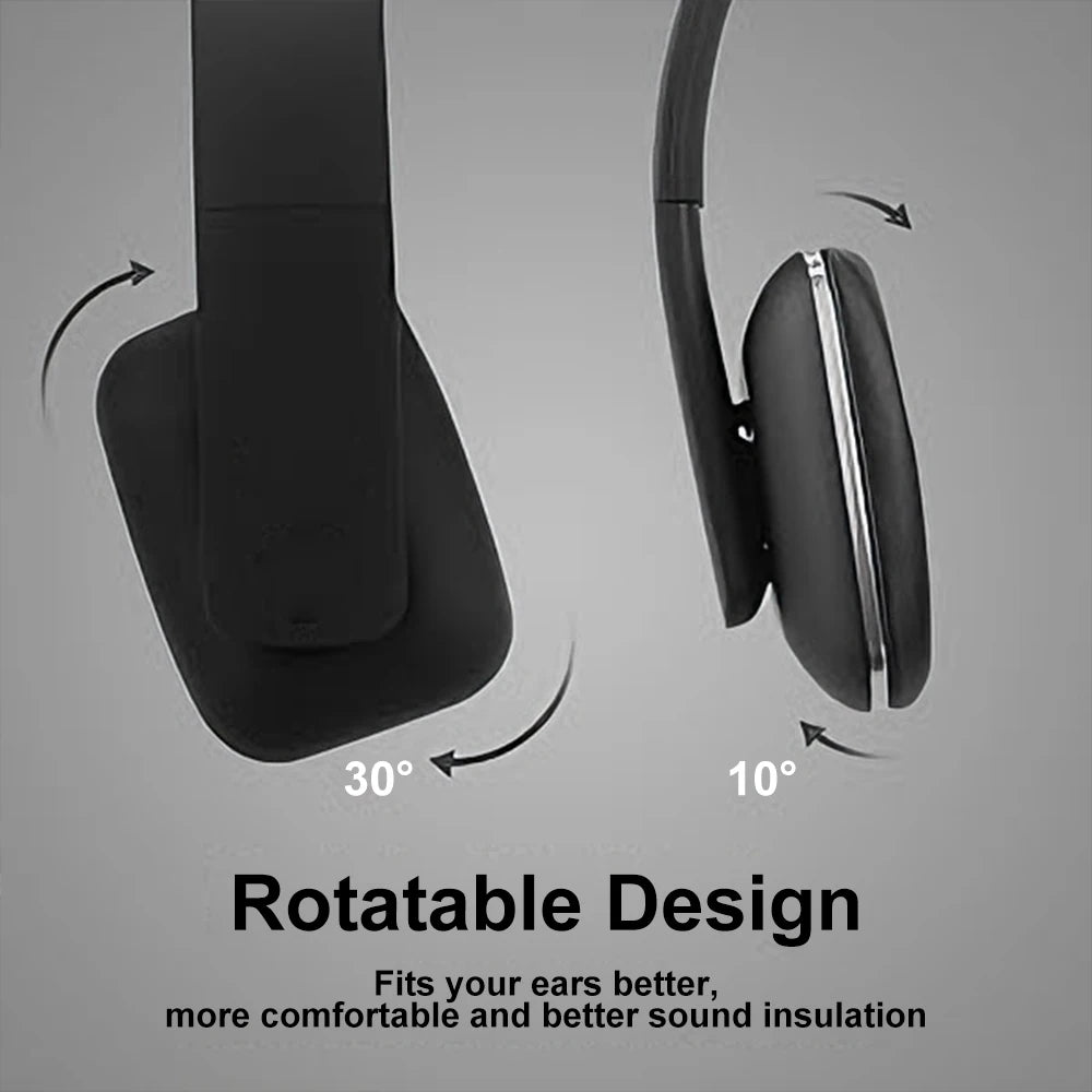 YITHOR On-Ear Bluetooth Headphones with Mic | Stereo Sound Bluetooth Headphones QXL