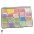 20-Color Pearl Shimmer Solid Watercolor Paint Set | Nail & Art Watercolor Paint Set QXL E