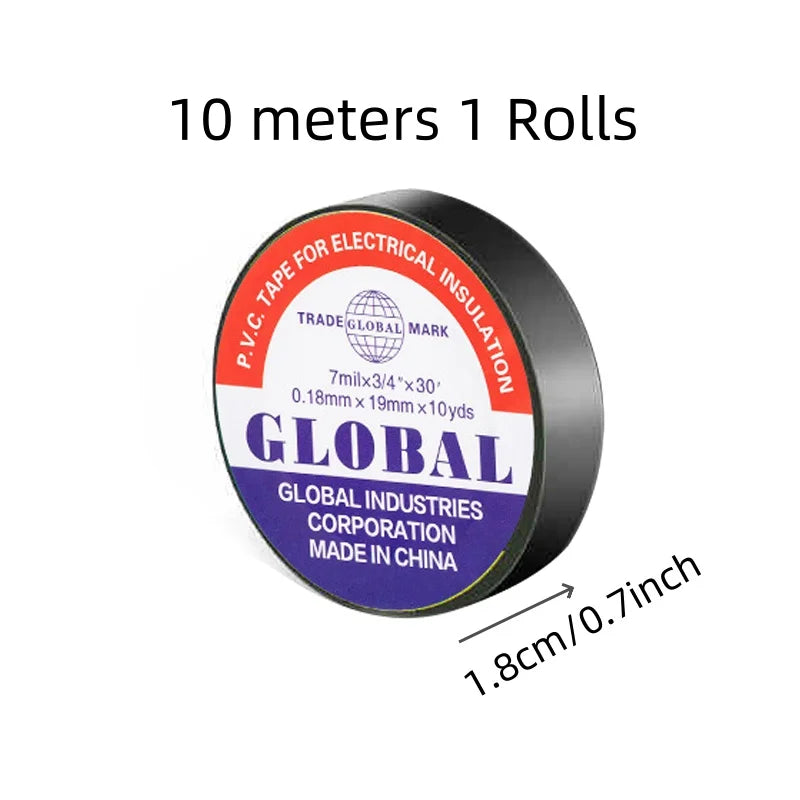 50m Heat-Resistant Black Rubber Electrical Insulating Tape Electrical Insulating Tape QXL
