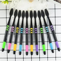 Bamboo Charcoal Soft Bristle Toothbrush – 12 Pack | Adult Soft Bristle Toothbrush QXL 10 random black