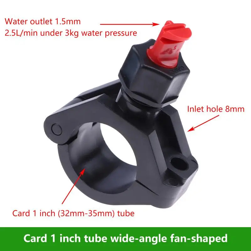 Quick Release Flat Fan Spray Nozzle Clip | Wide Angle PVC Spray Nozzle Clip QXL 1 inch