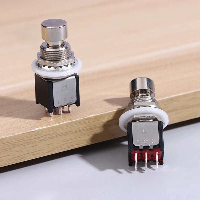 DPDT 6-Pin Foot Switch Latching Momentary Stomp Box Pedal Foot Switch QXL