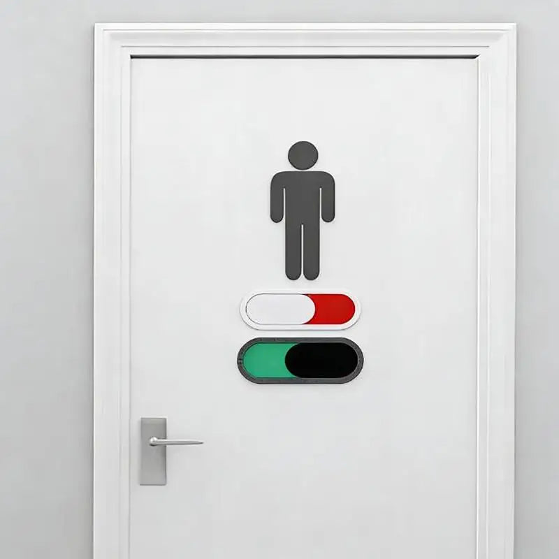 Vacant Occupied Slider Door Sign | Do Not Disturb Privacy Door Privacy Sign QXL