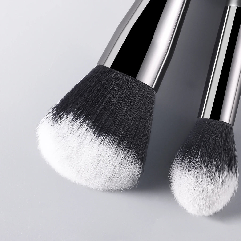 Ronshadow 11-Pc Makeup Brush Set | Soft Dual-Color Nylon Hair Makeup Brush Set QXL