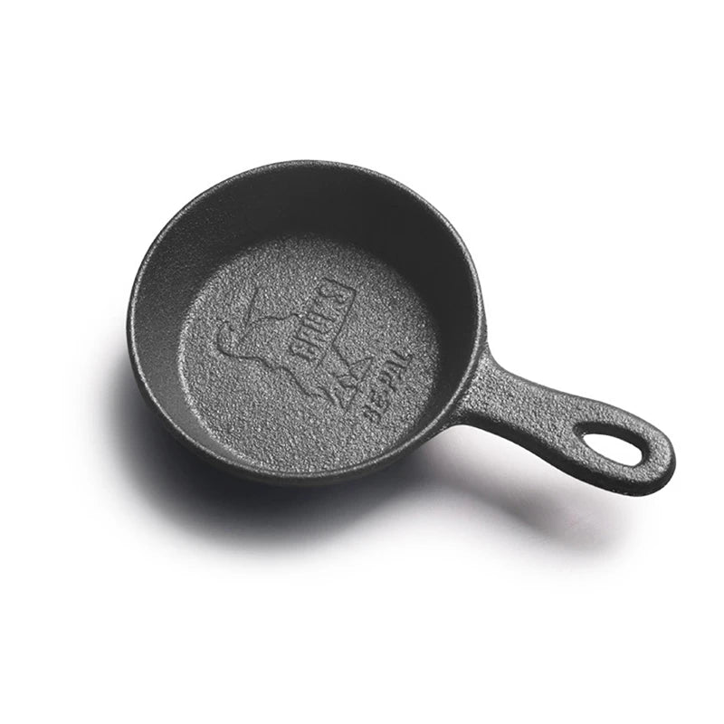 Mini Cast Iron Skillet 8.5cm | Non-Stick Egg Frying Pan Cast Iron Skillet QXL 1pc