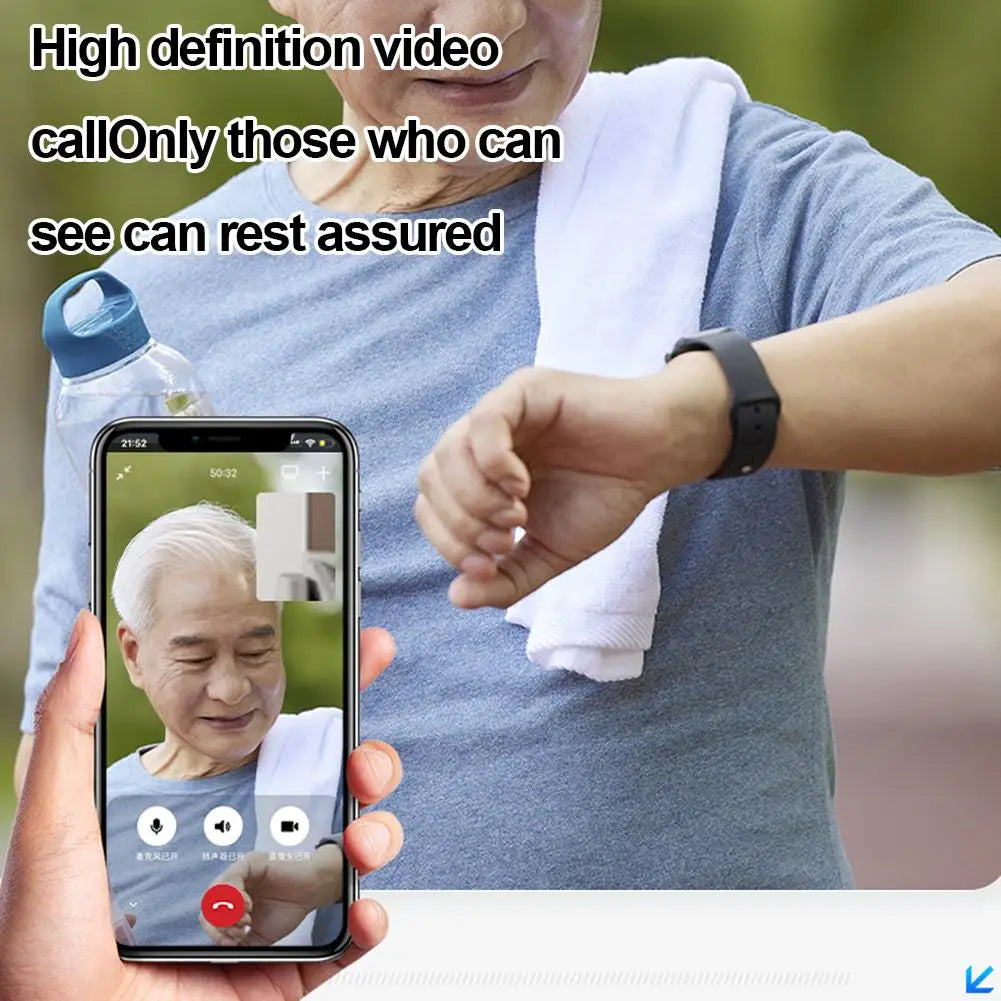 GPS Smart Watch for Seniors | SOS, Heart Rate & IP67 Senior GPS Smart Watch QXL