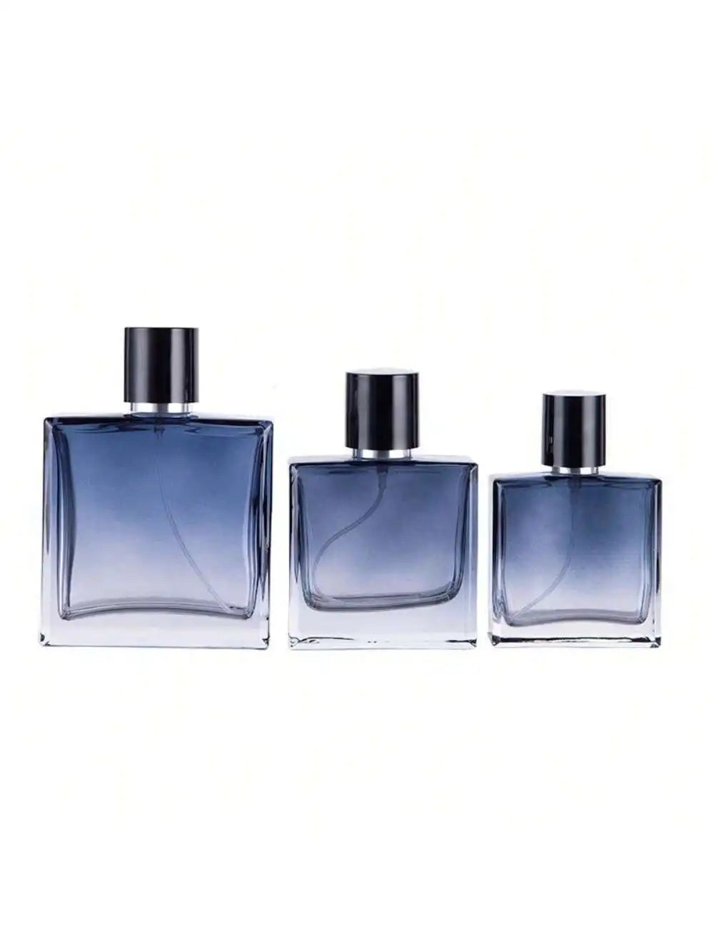 Gradient Blue Glass Perfume Sprayer | Refillable Travel Bottle Perfume Atomizer QXL