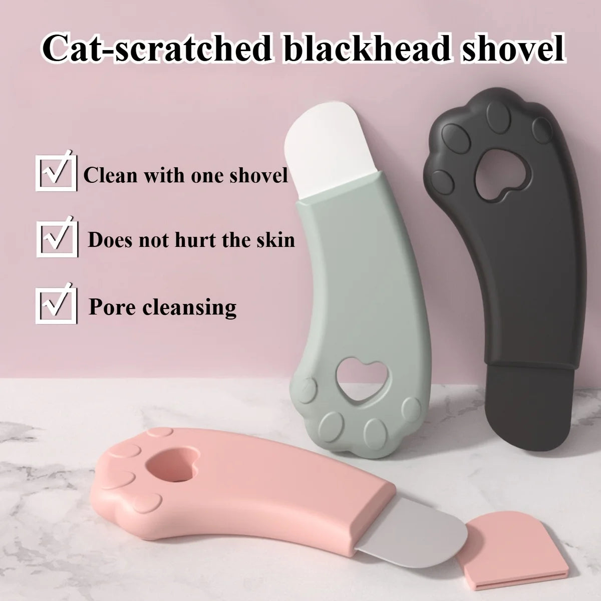 Cat Paw Blackhead Remover & Pore Cleansing Exfoliator Tool Blackhead Removal Tool QXL