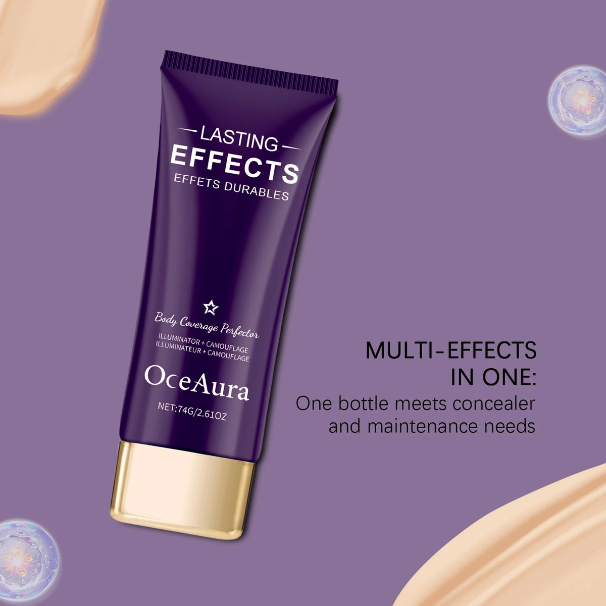 OceAura 3-Color Concealer Palette | Waterproof Full Coverage Concealer Palette QXL