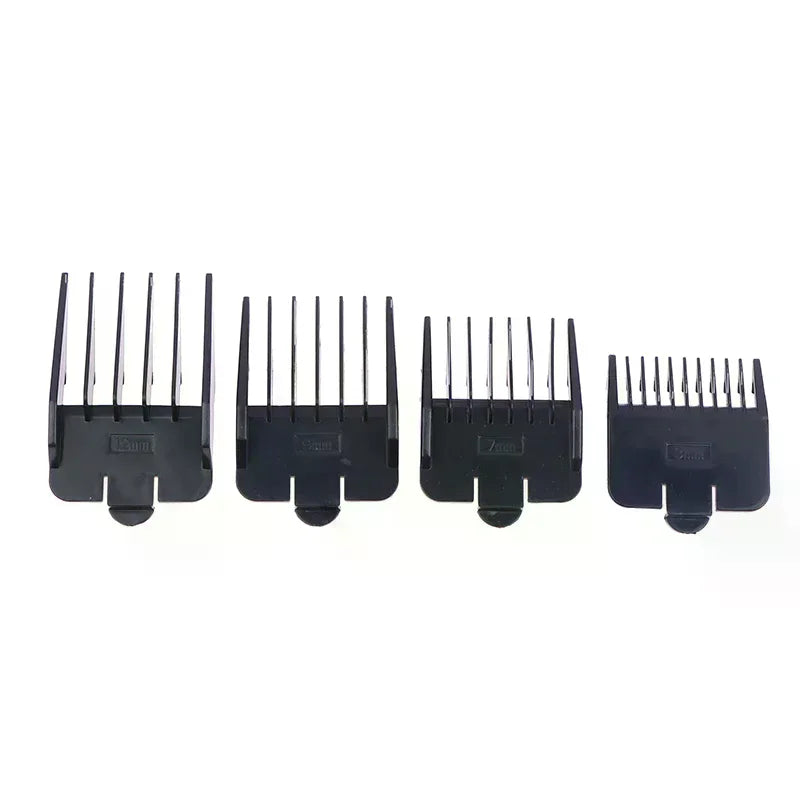 4-Pack Clipper Guard Comb Set | 3mm 7mm 9mm 12mm Attachments Clipper Guard Combs QXL