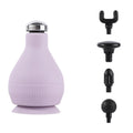 Handheld Acupoint Massager with Hot Compress | Mini Fascia Gun Handheld Massager QXL purple