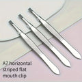 Stainless Steel Precision Tweezers | Eyebrow & Beard Shaping Precision Grooming Tweezers QXL 3pcs