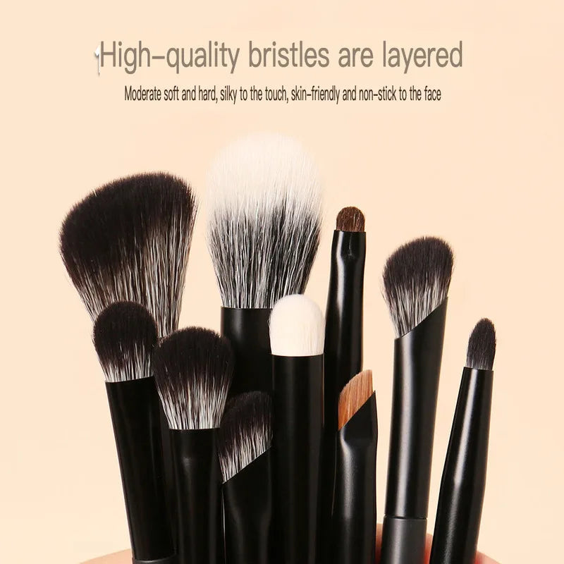 5-Pc Double-Head Eye Brush Set | Soft Synthetic Bristles Eye Makeup Brush Set QXL