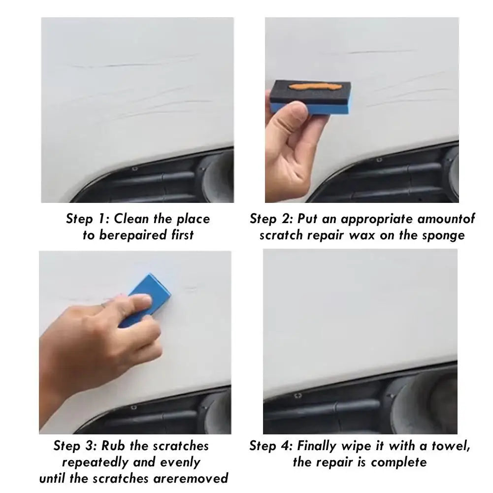 Car Scratch Remover Paste | Paint Polish & Wax 30g Car Scratch Remover QXL