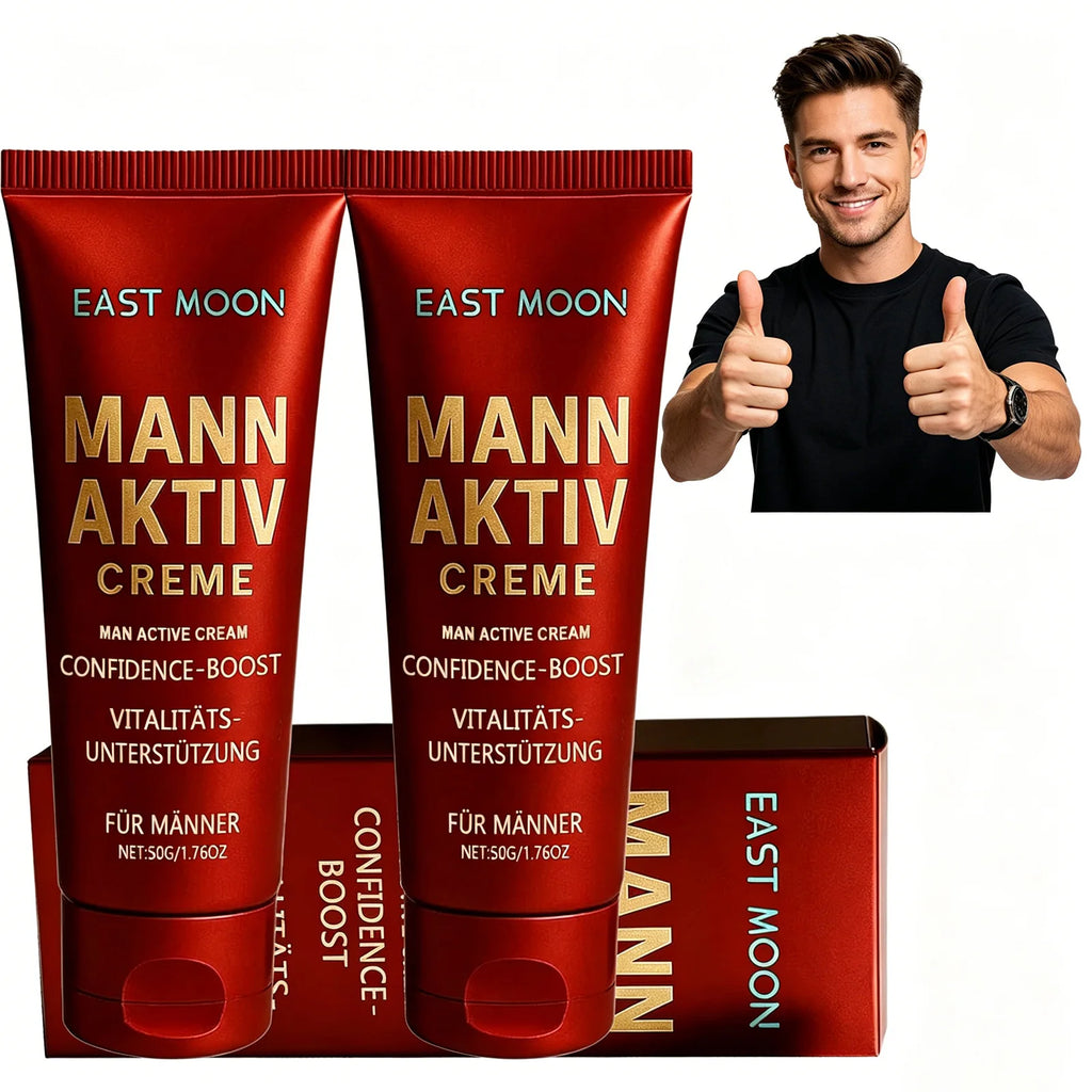 Mann Aktiv Creme 50g – Men's Daily Moisturizing Body Cream Men's Body Cream QXL