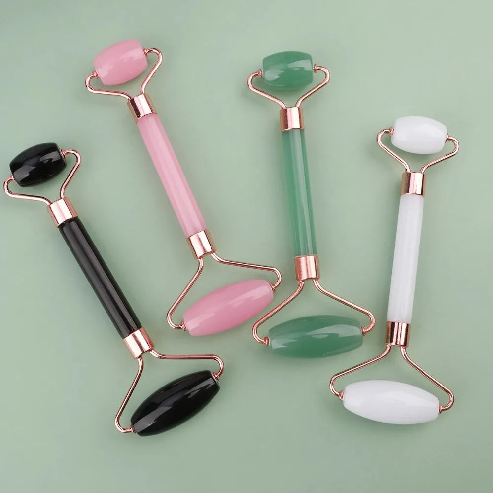 Resin Face Roller & Gua Sha Board Set | Facial Massage Tool Face Roller Set QXL