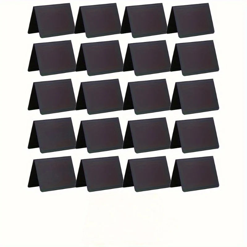 20-Pack Mini Chalkboard Signs | PVC, Write & Erase Chalkboard Signs QXL 20pcs