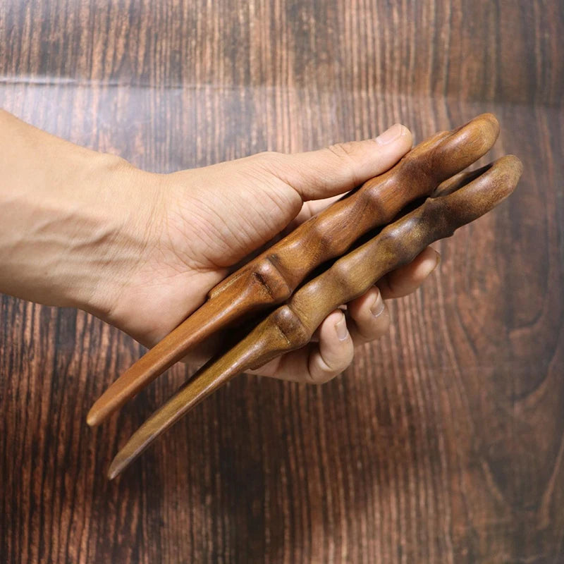 Golden Sandalwood Claw Knife | Hand-Carved Wooden Toy & Décor Wooden Toy Knife QXL