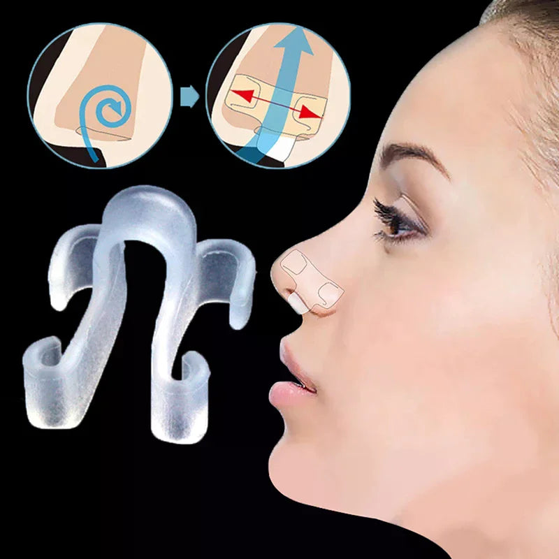 Silicone Anti-Snoring Nose Clip | Nasal Breathing Sleep Aid Nasal Breathing Aid QXL