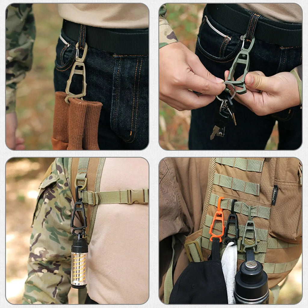 Work Gloves Belt Clip Hanger | Anti-Drop Multi-Purpose Clamp Glove Belt Clip QXL