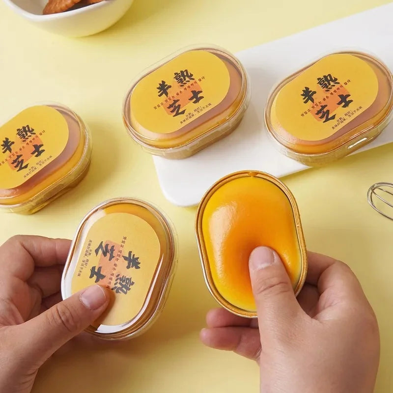 Squishy Cheese Bread Slow Rising Fidget Toy | Sensory Squeeze Squishy Fidget Toy QXL
