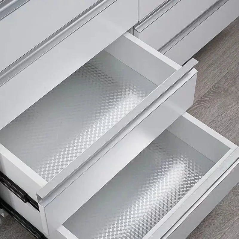 Peel & Stick Kitchen Backsplash Aluminum Foil Contact Paper Backsplash Contact Paper QXL
