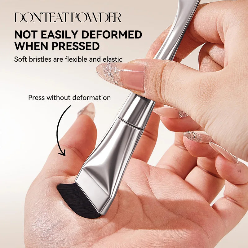 GECOMO Dual-Ended Foundation Brush | Flawless Makeup Tool Foundation Brush QXL