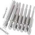 7-Pc S2 Magnetic Torx Screwdriver Bits T10–T40 | 1/4" Hex Torx Screwdriver Bits QXL ONE SIZE