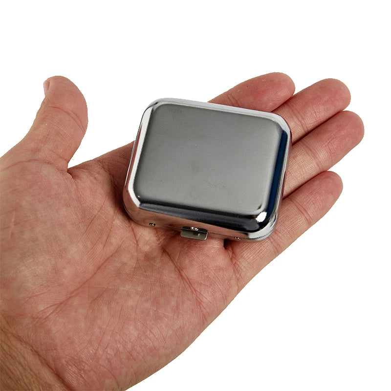 Mini Stainless Steel Pocket Ashtray with Lid | Portable Portable Pocket Ashtray QXL