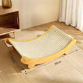Cat Scratch Board & Bed | Wood & Sisal Scratcher Pad Cat Scratch Board QXL 39x32cm (15.4x12.6in