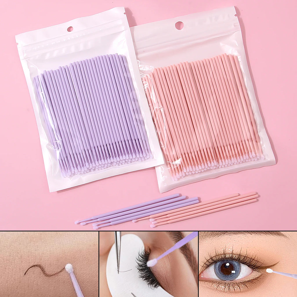 KOSSHOW Nano Cotton Swab Precision Eyeliner Remover Tool Precision Makeup Swab QXL
