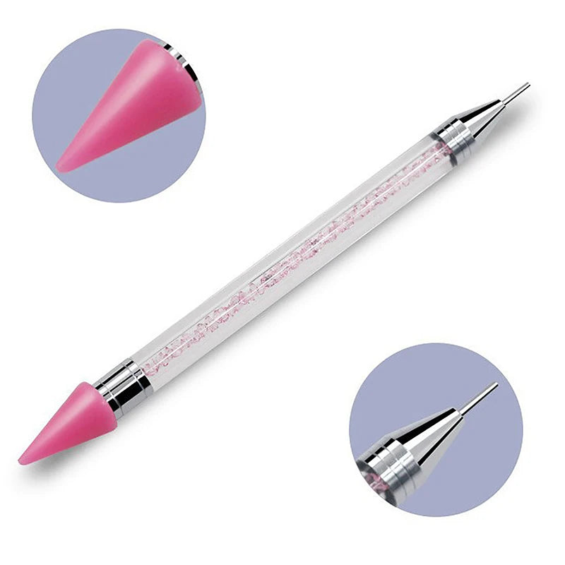 5-Pack Nail Dotting Wax Pens | Rhinestone & Gem Picker Tool Nail Dotting Tool QXL