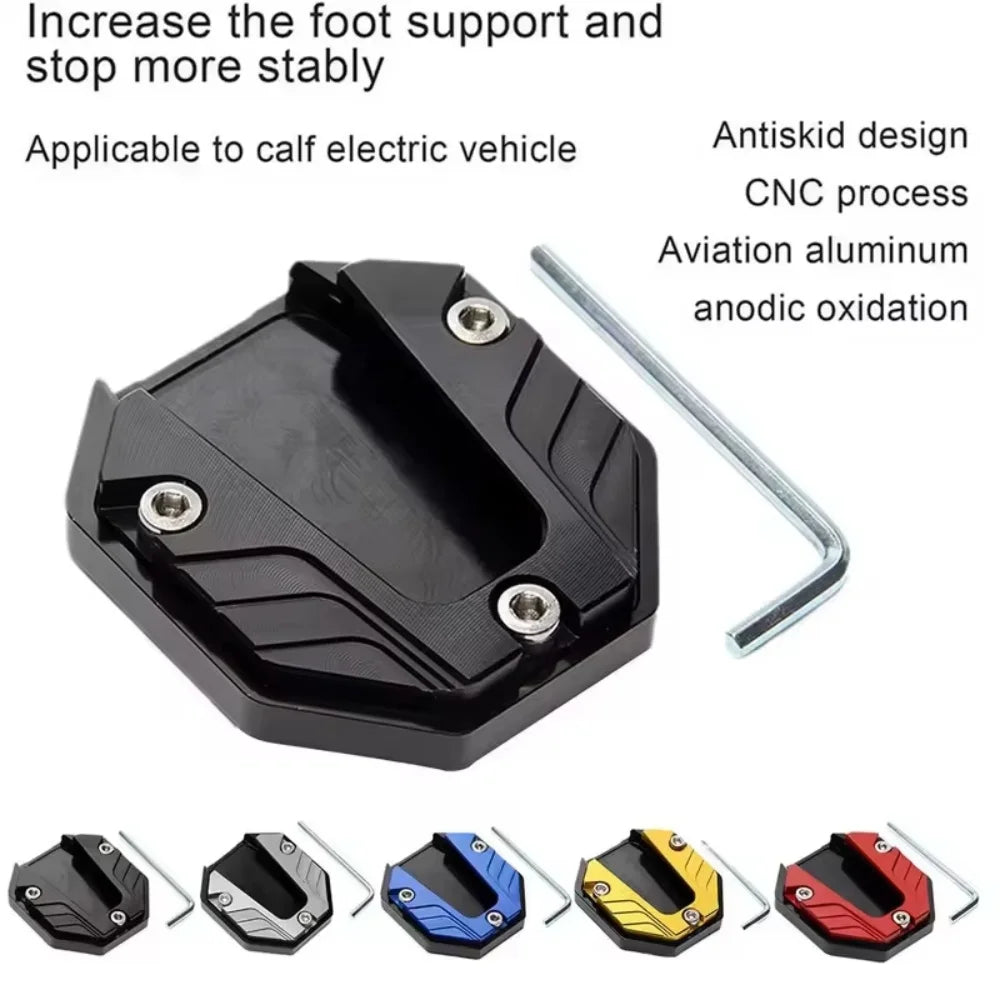 Aluminum Kickstand Extender Pad for Yamaha NMAX XMAX AEROX Kickstand Extender Pad QXL
