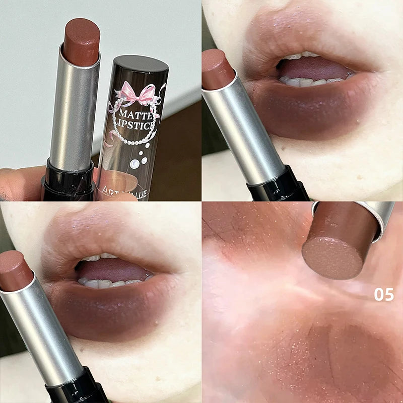 ART VALUE Matte Lip Stain | Waterproof Long-Lasting Lipstick Matte Lipstick QXL