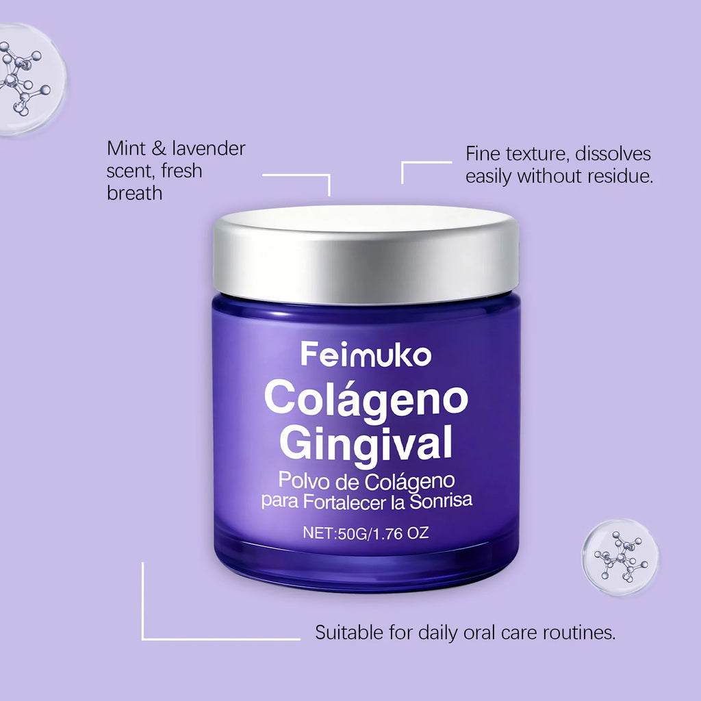 Collagen Tooth Care Powder – Whitening & Enamel Support 50g Tooth Whitening Powder QXL