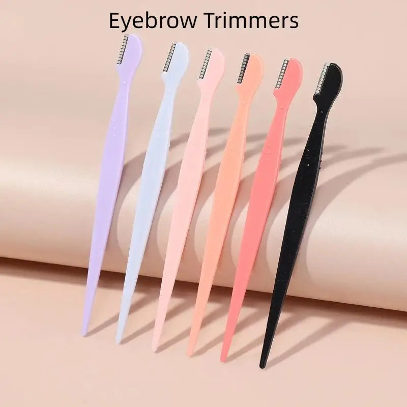 Precision Round Head Eyebrow Trimmers | Stainless Steel 2/3/5-Pack Eyebrow Trimmer QXL