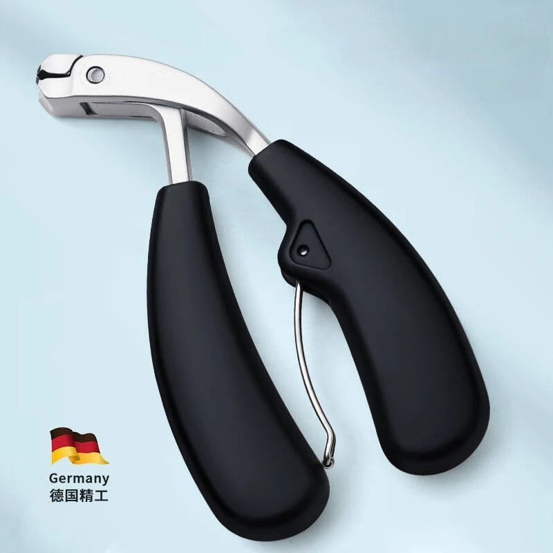 Anti-Splash Angled Nail Clipper | Thick Toenail Trimmer Nail Clipper QXL