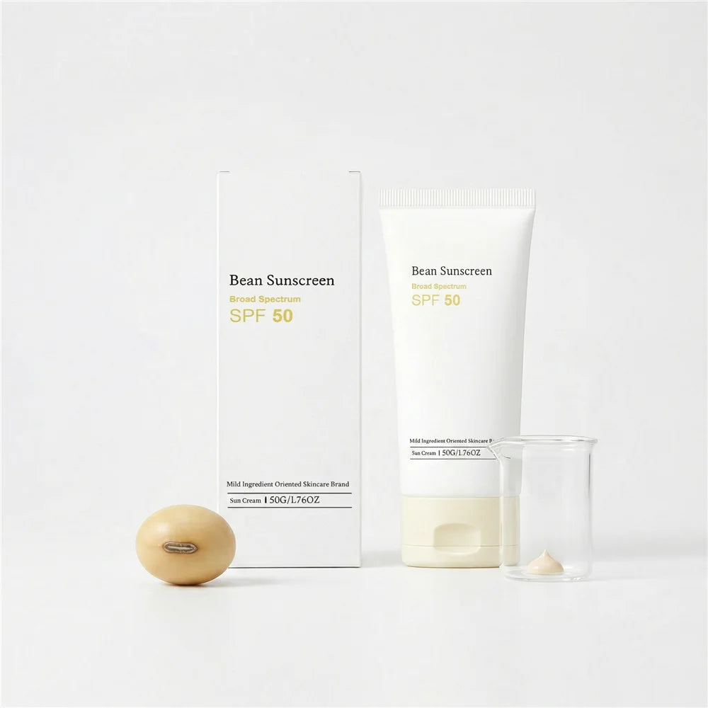 Soybean Moisturizing Face Cream | Daily Lightweight Skin Primer Face Moisturizer Cream QXL 50g