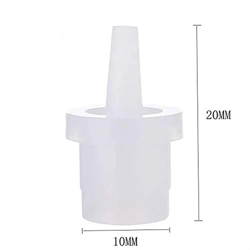 Eyelash Glue Nozzle Cap & Anti-Blocking Needle | 10/20-Pack Lash Glue Accessories QXL